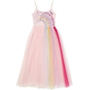 Tutu Du Monde Pink and Rainbow Kids Dress